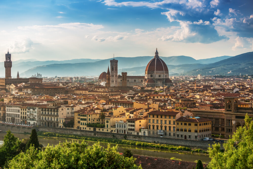 Florence Skyline City, Tuscany, Italy